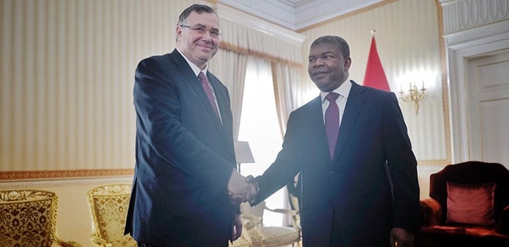 Meeting Patrick Pouyanné ang Angolan President Joao Lourenço 2018 Kaombo