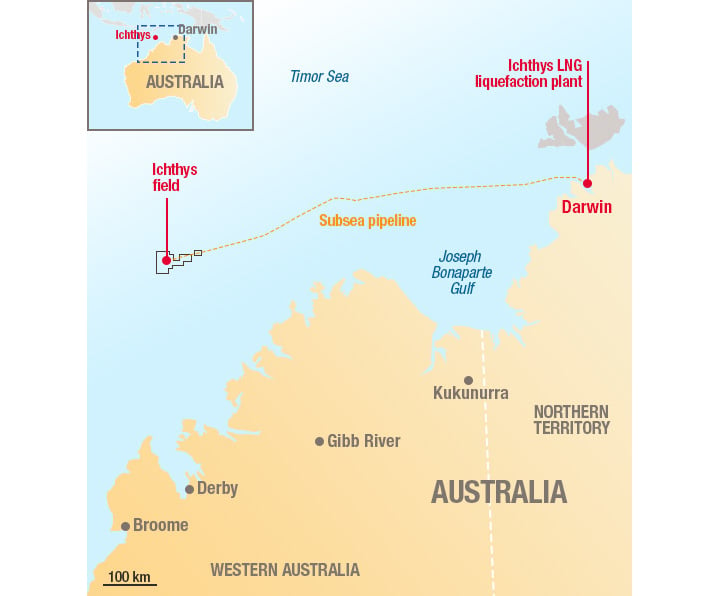 Carte Australie Ichthys CP 2018 ENG