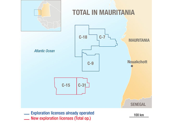Total in Mauritania