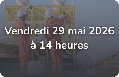 Vendredi 29 mai 2026 à 14 heures