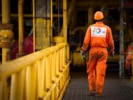 Total employee on the Grondin offshore platform in Gabon