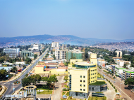 Kigali view in Rwanda