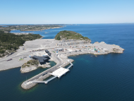 Construction works at the Northern Lights onshore facilities