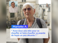 Mariette A. « Avez-vous une idée pour se chauffer et faire chauffer sa popote de façon un peu plus décente ? »