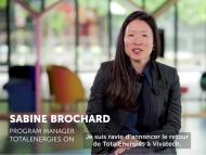 Sabine Brochard Program manager TotalEnergies On : Je suis ravie d'annoncer le retour de TotalEnergies à Vivatech
