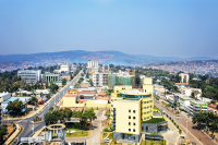 Vue de Kigali au Rwanda