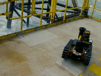 robot ARGOS d'inspection commandé en temps réel depuis une salle de contrôle à terre