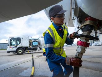 Photos Le Bourget -  Avitaillement aviation TotalEnergies