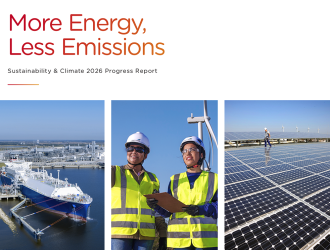 More Energy, Less Emissions - Sustainability & Climate 2026 Progress Report.