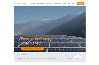Sunpower website