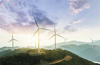 Wind turbines in China