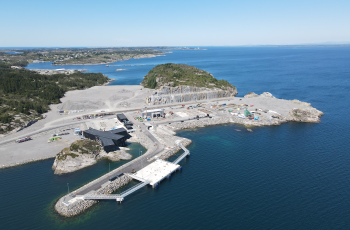 Construction works at the Northern Lights onshore facilities