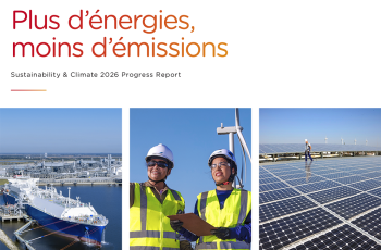 Plus d'énergies, moins d'émissions - Sustainability & Climate 2026 Progress Report.