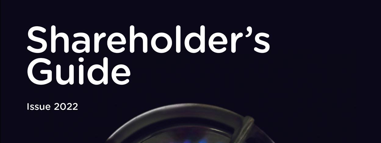 Shareholder's Guide, Issue 2022 - TotalEnergies