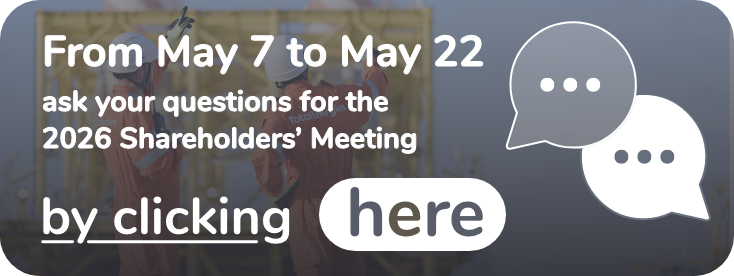 From May 7 to May 22 ask your questions for the 2026 Shareholders' Meeting by clicking here