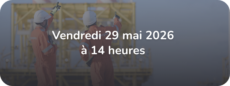 Vendredi 29 mai 2026 à 14 heures