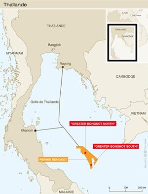 Thailand – Start-up of production of offshore Greater Bongkot South ...