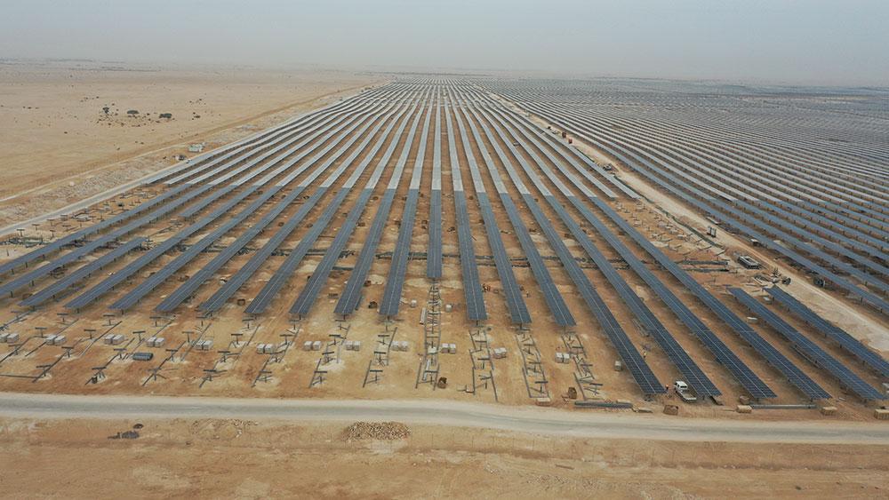 Ferme solaire Al Kharsaah au Qatar