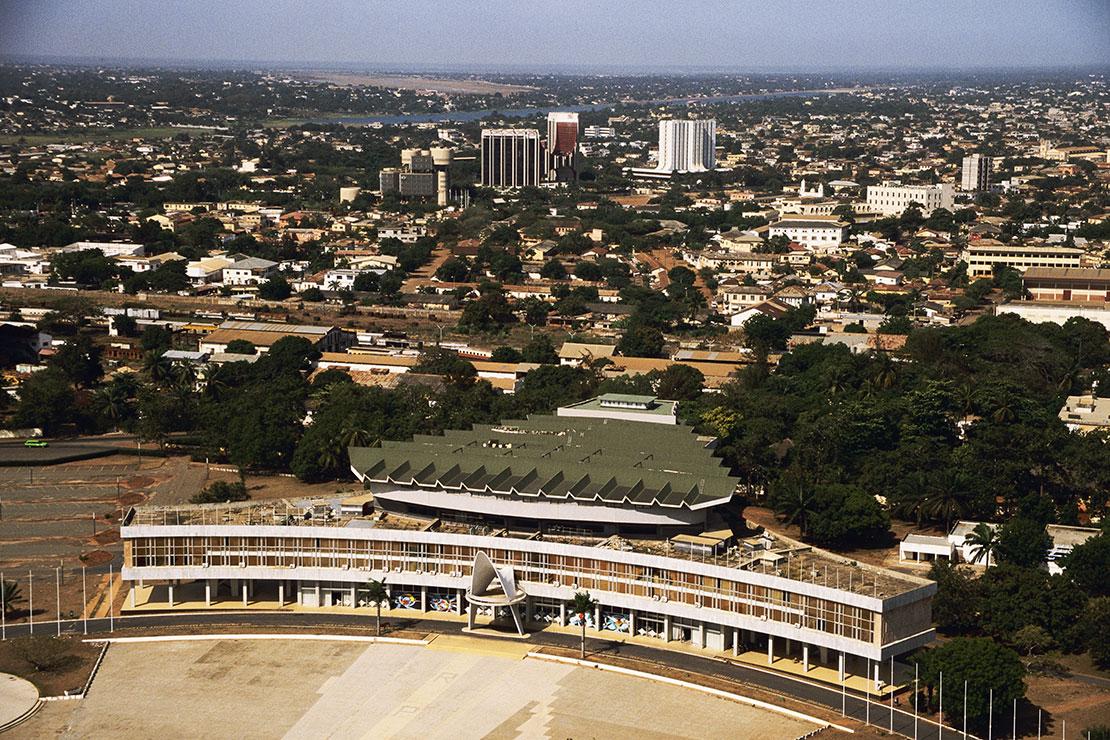 Vue de Lomé, capitale du Togo