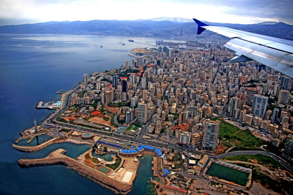 Vue de Beyrouth, Liban
