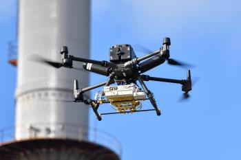 Drone of the AUSEA project, methane emissions detector