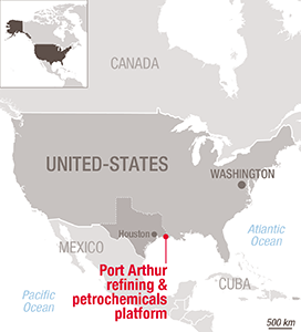 Port Arthur refining & petrochemicals platform, USA